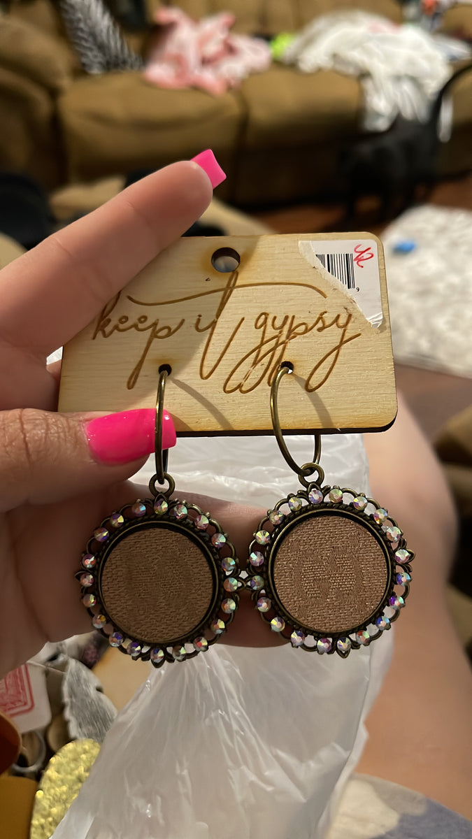 Upcycled GG Earrings — Your Site Title
