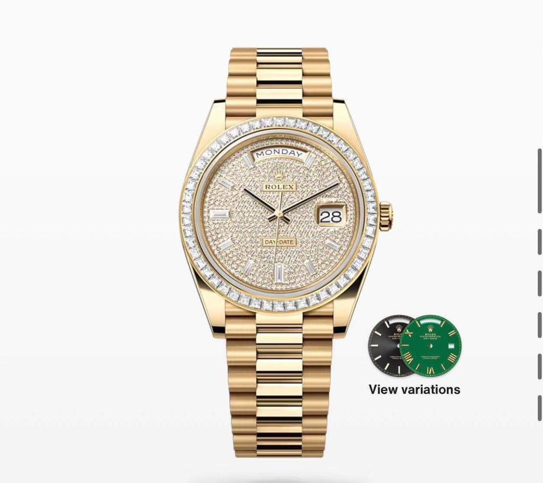 Rhinestone watch pre order