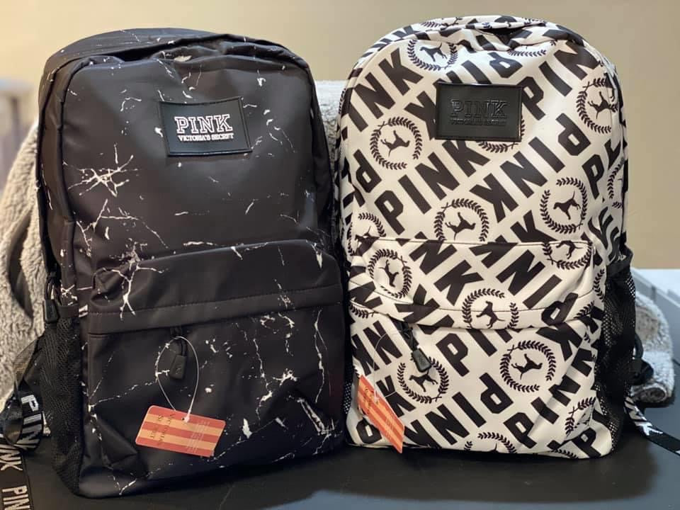 vs pink backpacks